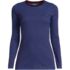 Women's Plus Size Long Sleeve Micro Rib T-Shirt, Front