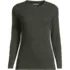 Women's Long Sleeve Micro Rib T-Shirt, Front