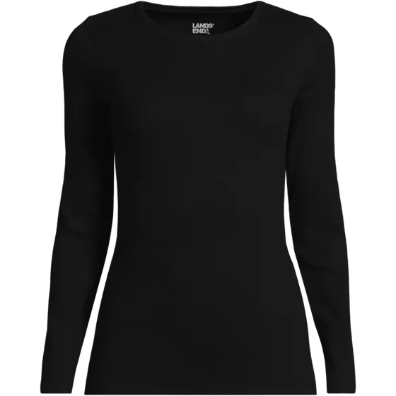 Women's Long Sleeve Micro Rib T-Shirt - primary