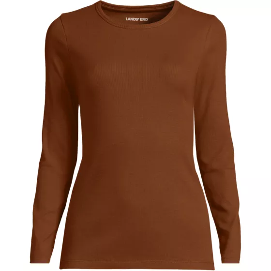 Women's Long Sleeve Micro Rib T-Shirt - primary