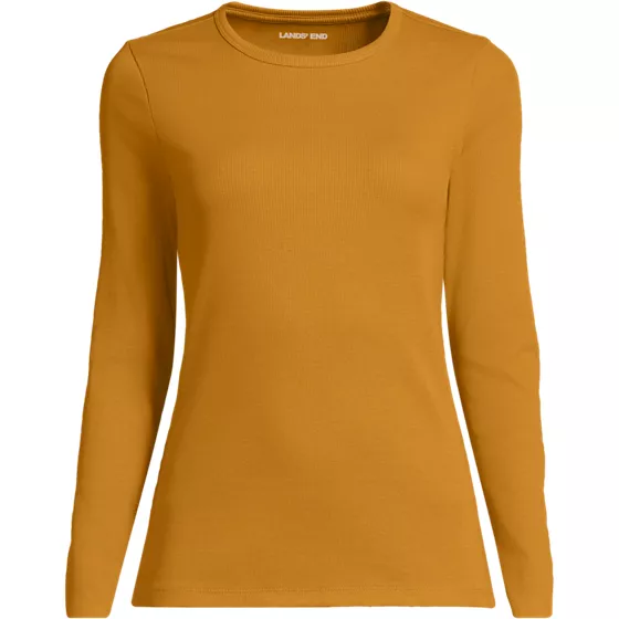 Women's Long Sleeve Micro Rib T-Shirt - primary