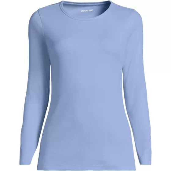 Women's Long Sleeve Micro Rib T-Shirt - primary
