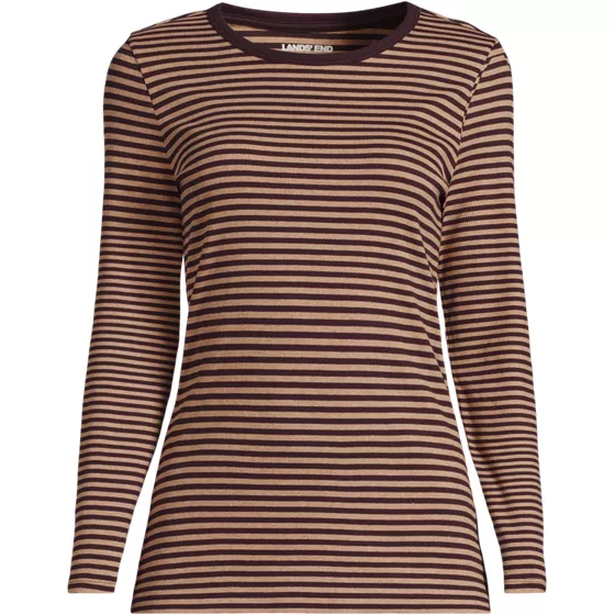 Women's Long Sleeve Micro Rib T-Shirt - primary