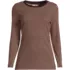 Women's Long Sleeve Micro Rib T-Shirt, Front