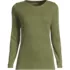 Women's Plus Size Long Sleeve Micro Rib T-Shirt, Front