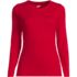 Women's Long Sleeve Micro Rib T-Shirt, Front