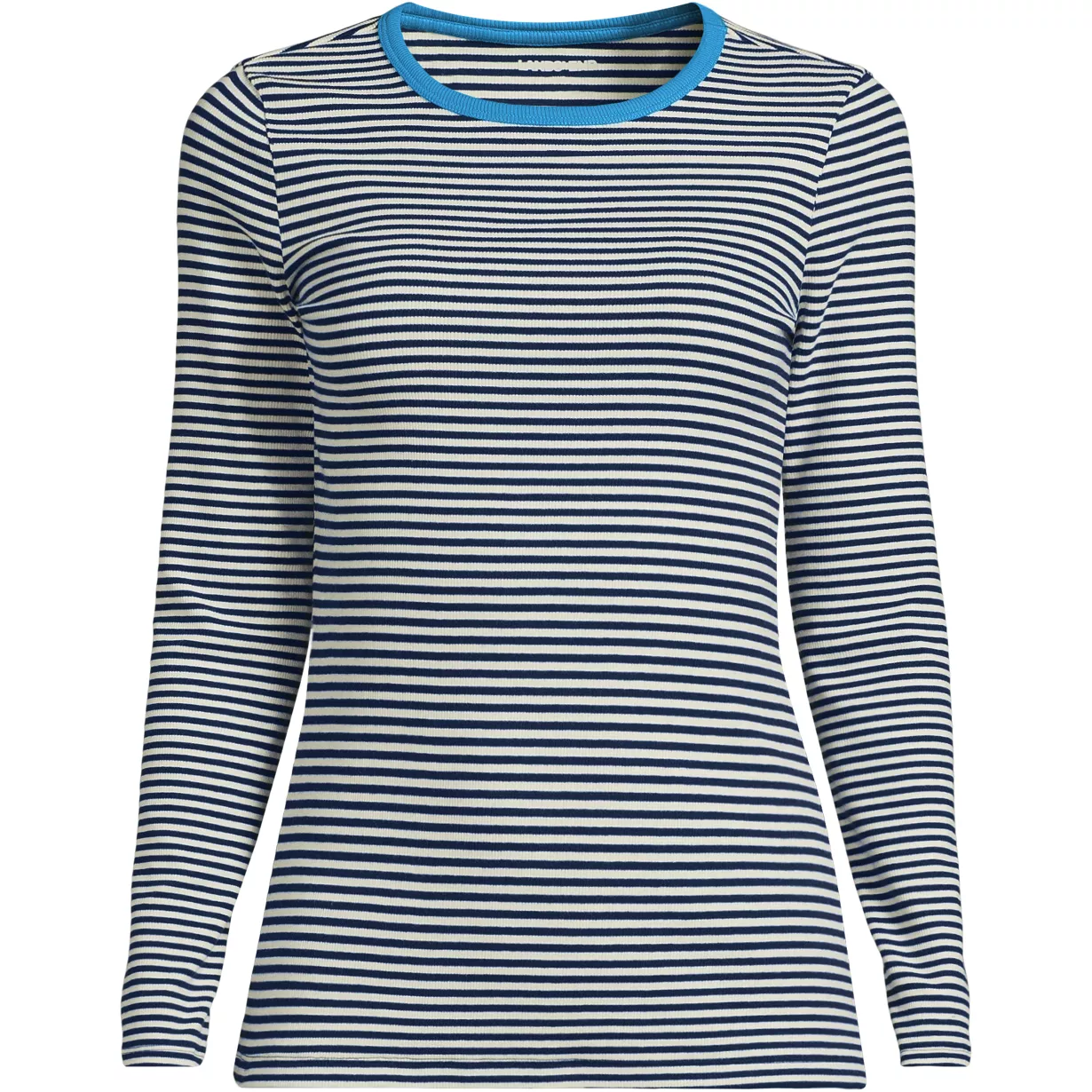 Women's Long Sleeve Micro Rib Crew