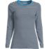 Women's Long Sleeve Micro Rib T-Shirt, Front
