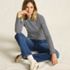Women's Long Sleeve Micro Rib T-Shirt, alternative image