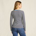 Women's Long Sleeve Micro Rib Crew