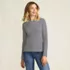 Women's Long Sleeve Micro Rib T-Shirt, Front