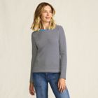 Women's Long Sleeve Micro Rib Crew