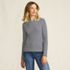Women's Petite Long Sleeve Micro Rib T-Shirt, Front