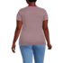 Women's Plus Size Micro Rib T-Shirt, Back