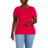 Women's Plus Size Micro Rib T-Shirt, Front