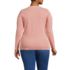 Women's Plus Size Long Sleeve Micro Rib T-Shirt, Back