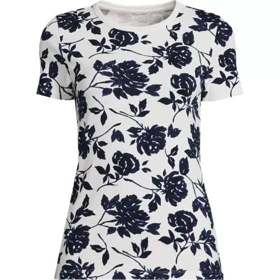 Women's Plus Size Micro Rib T-Shirt - primary