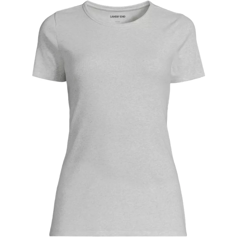 Women's Tall Micro Rib T-Shirt, Front