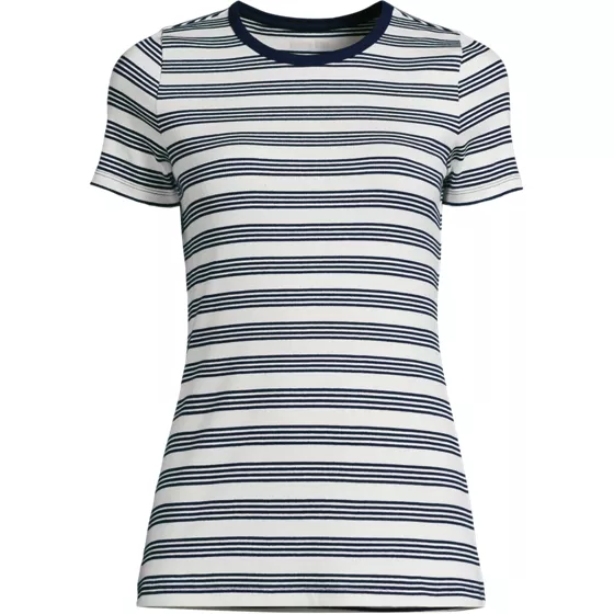 Women's Plus Size Micro Rib T-Shirt - primary