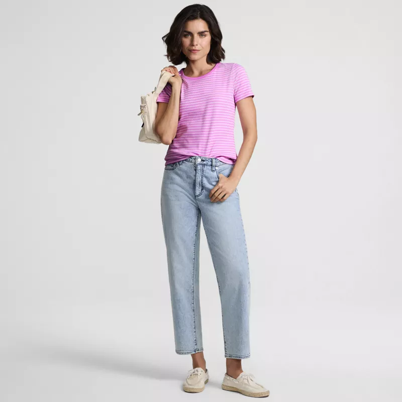 Women's Tall Micro Rib T-Shirt, alternative image