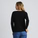 Women's 3/4 Sleeve Fine Gauge Cotton Sweater, Back