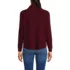 Women's Waffle Relaxed Long Sleeve Shirt Jacket, Back