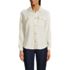 Women's Waffle Relaxed Long Sleeve Shirt Jacket, Front
