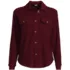 Women's Waffle Relaxed Long Sleeve Shirt Jacket, Front