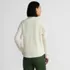 Women's Waffle Relaxed Long Sleeve Shirt Jacket, Back