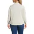 Women's Plus Size Waffle Relaxed Long Sleeve Shirt Jacket, Back
