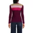 Women's Long Sleeve Cozy Rib Henley Top, Back
