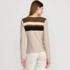 Women's Long Sleeve Cozy Rib Henley Top, Back