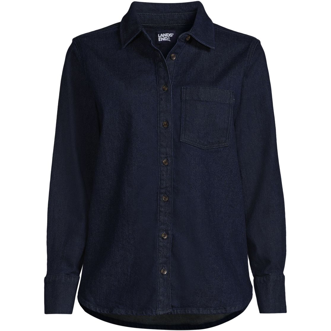 Women's Soft Denim Twill Button Front Shirt