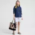 Women's Soft Denim Twill Button Front Shirt, alternative image