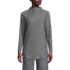 Women's Cable Ottoman Relaxed Long Sleeve Funnel Neck Tunic, Front