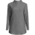 Women's Cable Ottoman Relaxed Long Sleeve Funnel Neck Tunic, Front
