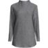 Women's Cable Ottoman Relaxed Long Sleeve Funnel Neck Tunic, Front