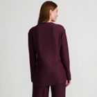 Women's Cable Ottoman Relaxed Long Sleeve Funnel Neck Tunic