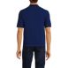 Men's Short Sleeve Button Down Sweater Polo, Back