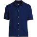 Men's Short Sleeve Button Down Sweater Polo, Front