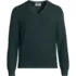 Men's Long Sleeve Washable Merino Wool V-neck Sweater, Front