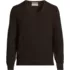 Men's Long Sleeve Washable Merino Wool V Neck Sweater, Front