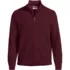 Men's Long Sleeve Washable Merino Wool Quarter Zip Sweater, Front