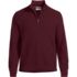 Men's Long Sleeve Washable Merino Wool Quarter Zip Sweater, Front