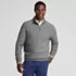 Men's Long Sleeve Washable Merino Wool Quarter Zip Sweater, alternative image