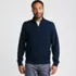 Men's Long Sleeve Washable Merino Wool Quarter Zip Sweater, Front