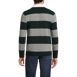 Men's Long Sleeve Wool Blend Rugby Sweater, Back