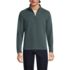 Men's Long Sleeve Herringbone Textured Quarter Zip, Front