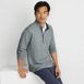 Men's Long Sleeve Herringbone Textured Quarter Zip, alternative image