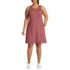 Women's Plus Size High Impact Crew Neck Active Dress, Front